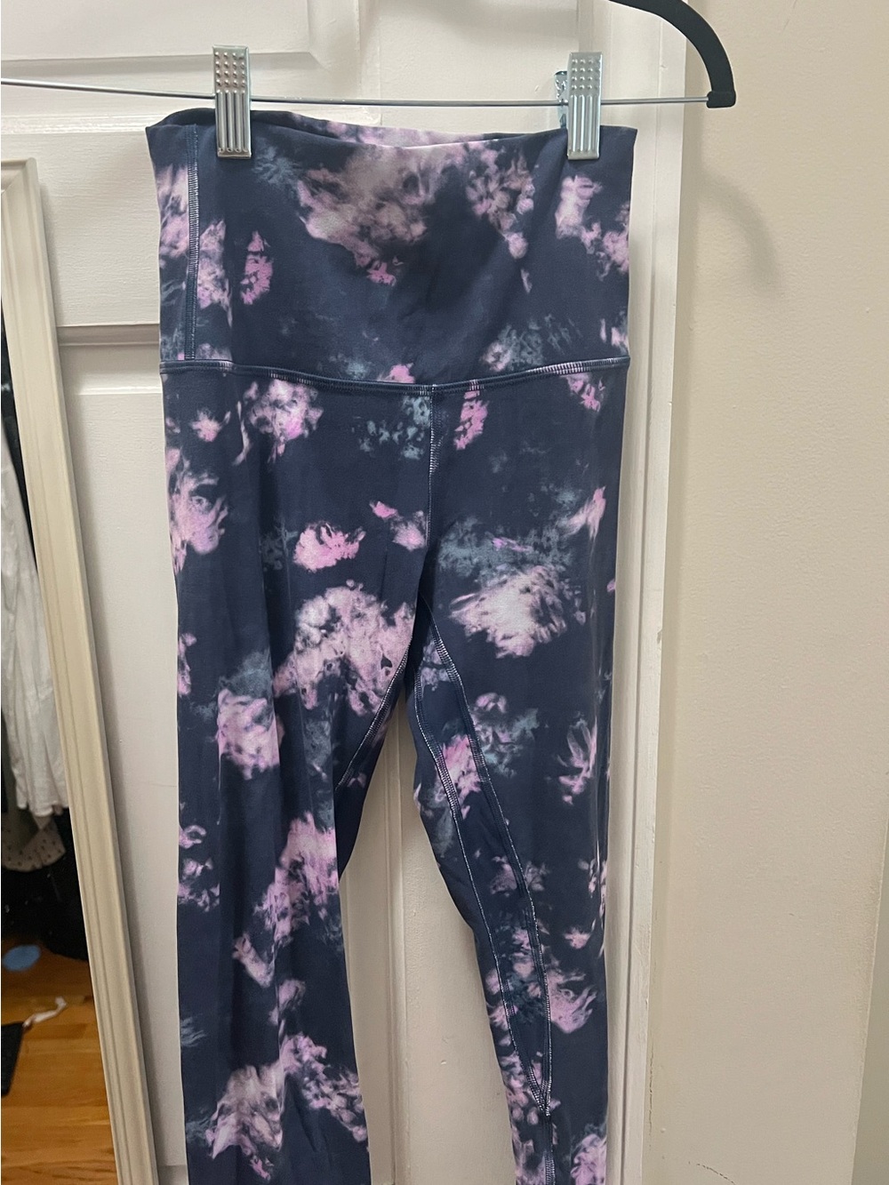 lululemon Tie-Dye Align HR Pant in Mineral Blue and Pink